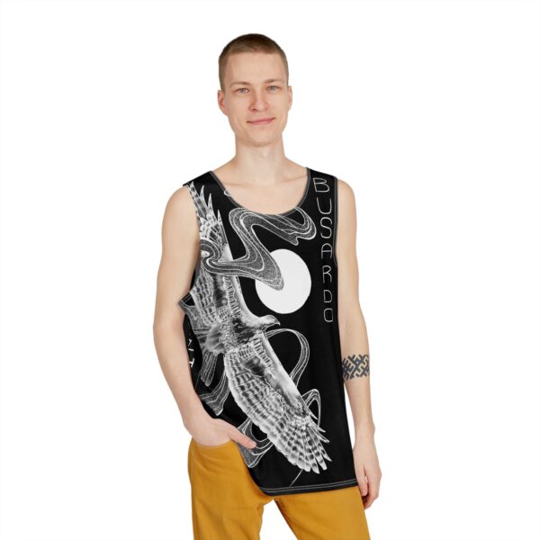 Men's Graphic Tank Top - Contemplation & Nature Inspired Design