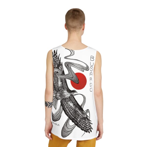 6602978298912922136-2048-1.jpeg Men's Artistic Graphic Tank Top - Summer Essential, Beachwear, Casual Style, Unique Gift, Fitness Wear
