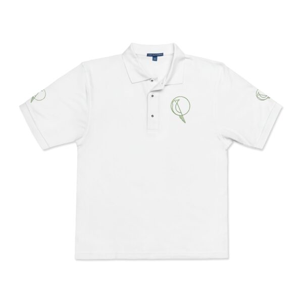 Embroidered Unisex Polo Shirt - Elegant Casual, Perfect for Gifts, Parties, Summer Outings, Everyday Wear, Stylish Embroidery